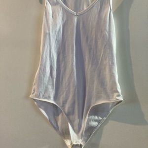 All white body suit, size Medium